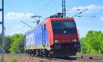 HSL mit Re 482 042-9 am 22.05.17 Berlin-Wuhlheide.