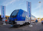   Stadler pr�sentierte auf der InnoTrans 2018 (hier 18.09.2018) in Berlin den neuen f�r Schweden (ER1) bestimmten elektrischen Doppelstocktriebzug DOSTO  M�LART�G.
