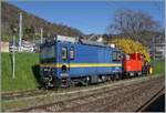 Ungewohnt und so funktioniert es nat�rlich nicht: die MOB Gem 2/2 2504 steht mit der CEV X464 in Blonay.
Sp�ter stellte sich heraus, dass die Gem hier nur abgestellt war und nicht die Absicht bestand, das Gef�hrt als solches so einzusetzen. 

4. April 2025