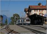 Die beiden Rocheres de Naye Bhe 4/8 304 und 304 erreichten Caux.