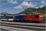 MVR HGem 2/2 2501 und MOB Hem 2/2 2502 in Vielfachsteuerung in Chernex.
