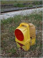 Grenzbahnhof Vallorbe und somit nicht verwunderlich, hier SNCF Zugschlusssignale auf dem Bahnsteig zu finden (die wohl für den Spaghetti-Zug bestimmt sind); erstaunlich ist eher, dass die hier