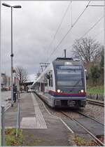 Zwei AVA BDWM ABe 4/8  Diamant  warten in Wohlen auf die Abfahrt als S17 nach Dietikon. 

6. Dezember 2024