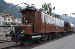 100 Jahre BLS: BLS Ce 4/6 307 am 28.06.2013 in Frutigen.