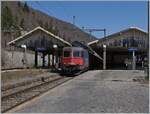 Die SBB Re 6/6 11610 (Re 620 010-9)  Spreitenbach  war an diesem Tage nicht die einzige Re 6/6 (Re 620) die den Weg in abgelegen Tal der Orbe fand: mit dem  Spaghetti -Zug erreicht die SBB Re 6/6
