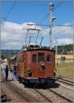 Die BOB HGe 3/3 N� 29 in Blonay  14.