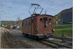  La DER de la Saison! (Saisonabschlussfeier der Blonay-Chamby Bahn 2022) Die BOB HGe 3/3 29 der Blonay-Chamby Bahn wartet in Blonay auf die Zustimmung zur Fortsetzung ihrer Rangierfahrt.