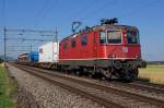 SBB: Güterzug mit der Re 4/4 II 11255 bei Niederbipp unterwegs am 1.