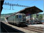 Die noch gr�ne Re 6/6 11546 in Vevey.