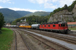 SBB: G�terzug mit der Re 6/6 620 010-9  Spreitenbach  anl�sslich der Ausfahrt Reuchenette-P�ry am 22.