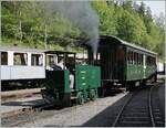  Nostalgie & Vapeur 2021  /  Nostalgie & Dampf 2021  - so das Thema des diesjährigen Pfingstfestivals der Blonay-Chamby Bahn und dabei wurde der sehr schön aufgearbeitete Tm 2/2 N° 1