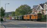 Die Bernina Bahn Ge 4/4 81 f�rht mit der Komposition des Riviera Belle Epoque als Leermaterial von Blonay nach Chaulin damit wird das wundersch�ne und unvergessliche  Festival Suisse de la vapeur /