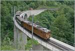Das  Festival Suisse de la vapeur  (Schweizer Dampffestival 2025) zeigt auch immer wieder herrliche elektrische Züge. Besonders eindrücklich fand ich die RhB Bernina Bahn Ge 4/4 81 der Blonay Chamby Bahn beim Überqueren des Baye des Clarens Viaduktes die aus dieser Position ihre ganze Grösse zeigt.

8. Juni 2025