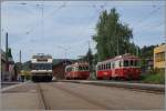 CEV GTW Be 2/6 und BDeh 2/4 74 und 73 in Blonay.
