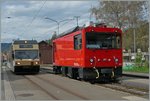 Der neue HGem 2/2 2501 diesel in Blonay munter vor sich hin.