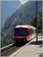 In Le Tr�tien gibt es eine Kreuzugsstelle auf der Strecke des Mont-Blanc Expres.