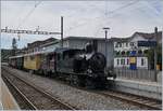 Dampftag Lyss: die Ed 3/4 N� 51 der Dampfbahn Bern DDB wartet in Lyss auf die Abfahrt Richtung Aarberg.