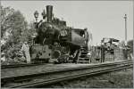Die ex SEG G 2x 2/2 105 (Bj 1918/Zell Todtnau) erh�lt in Chaulin neue Vorr�te.
