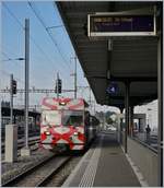 Der ex FW Be 4/4 12 mit seinem Bt (1)12 wartet in Langenthal auf den nächstens Einsatz nach St-Urban.