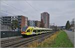 Nur 10 Minuten am Bahndamm gestanden... Kaum war der ICN in Richtung Lengnau aus dem Blickfeld verschwunden taucht der SBB RABe 521 117 im Werbeanstrich auf. Der Flirt ist als Regionalzug 7621 von Biel/Bienne nach Solothurn unterwegs und befindet sich hier zwischen Lengnau und Grenchen Süd. 

11. November 2020