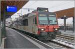 Der SBB RBDe 560 Domino f�hrt nach Broc.