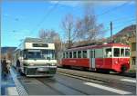 CEV GTW 2/6 und BDeh 2/4 N� 75 in Blonay.