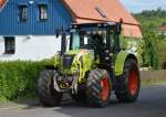 Ein CLAAS ARION 510 Traktor 17.05.14 Hochwaldhausen (Vogelsbergkreis/Hessen)