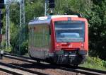 Hier ist 650 019-3 der RAB (Regional Bahn Alb-Bodensee, Tbingen) auf dem Weg zur Wartung im Stadler Werk Berlin-Pankow am 13.05.09