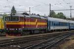 Ceske Drahy 754 043 treft mit der Rychlyk aus Brno hl.n.