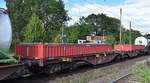 Gelenk-Containertragwagen vom Einsteller METRANS (Tschechien) mit der Nr.