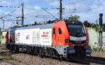 MEG - Mitteldeutsche Eisenbahn GmbH, Schkopau [D] mit der geleasten ELP Eurodual Lok  159 226-0  [NVR-Nummer: 90 80 2159 226-0 D-ELP] am 06.09.26 H�he Bahnhof Luckenwalde.